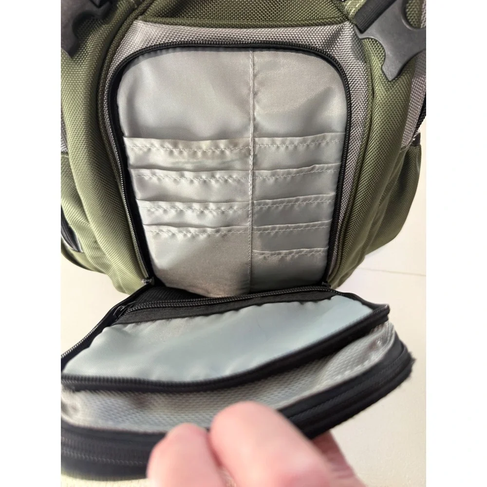 F21 Ful Laptop Backpack Olive Green 17
